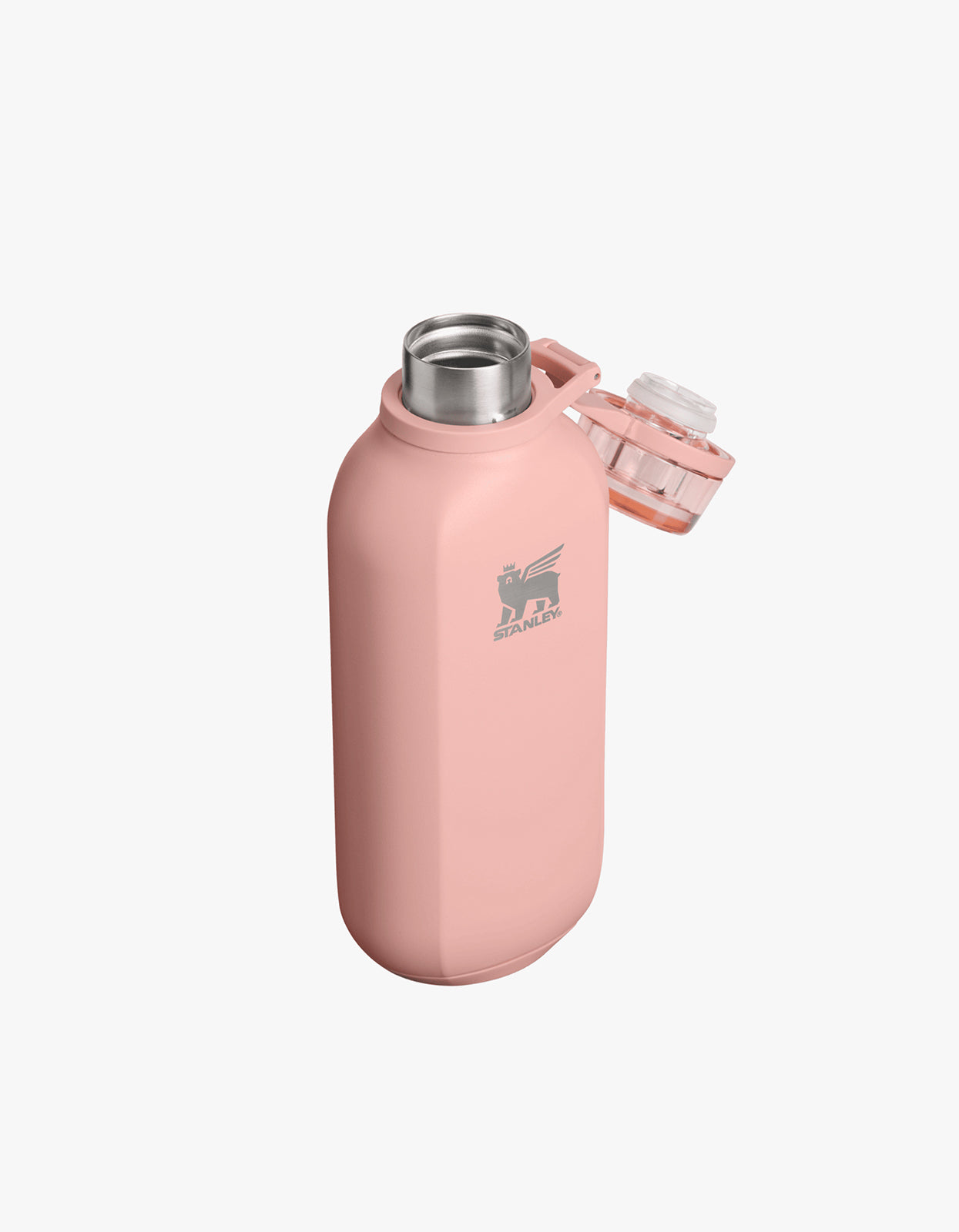 The Stanley Clutch Bottle 16oz - Peach Rose