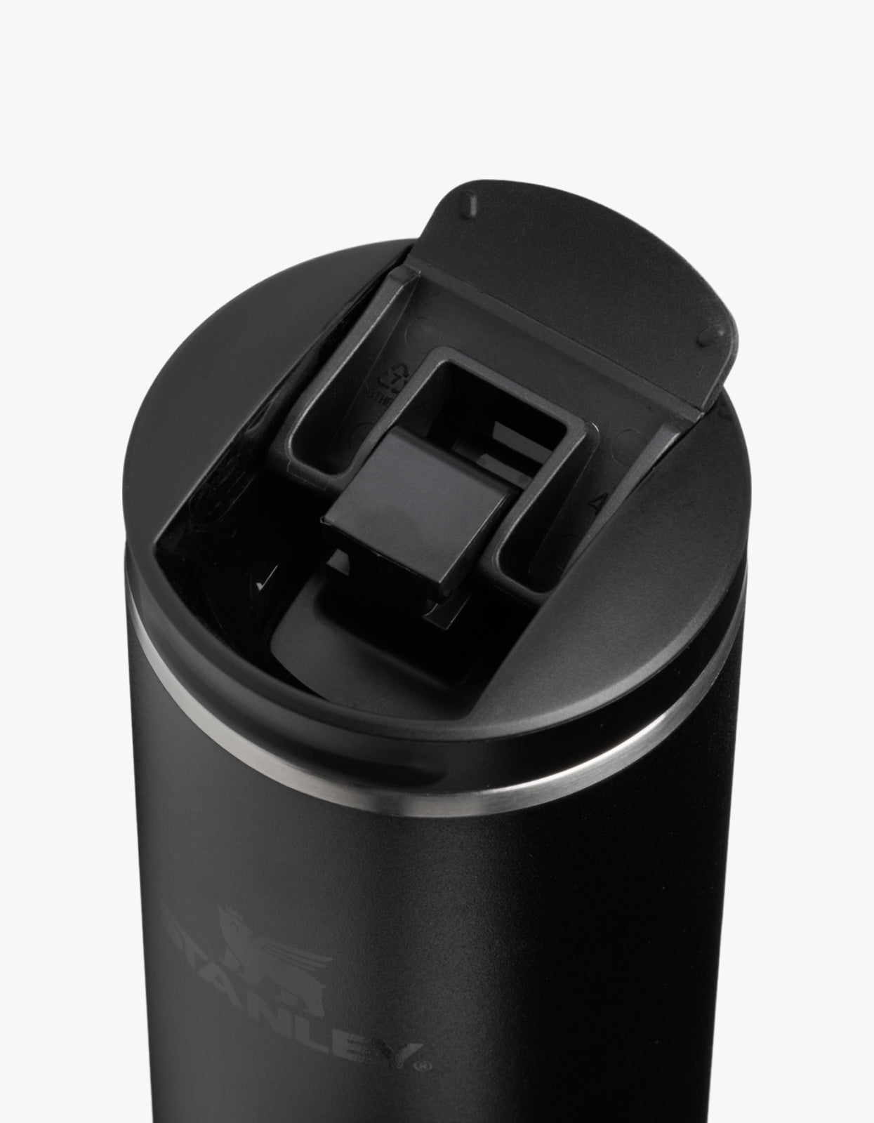 The Transit Fliptop Mug 16oz - Black