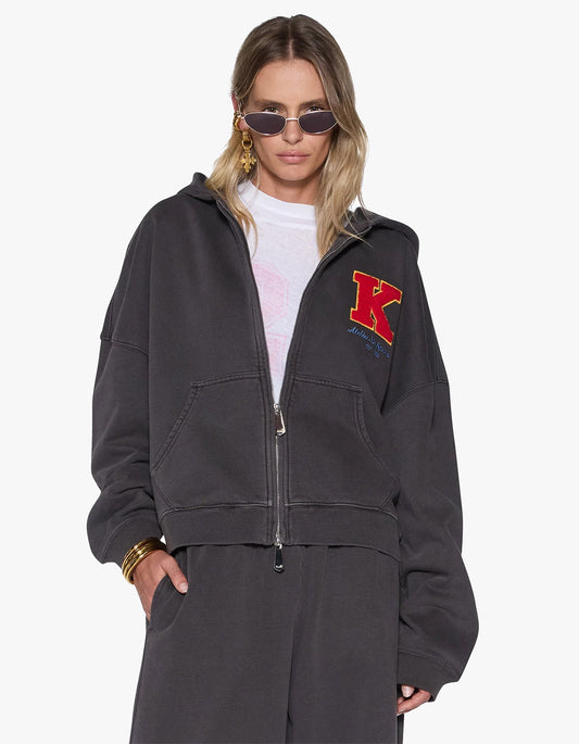 Campus Hoodie Washed Black - Washed Black