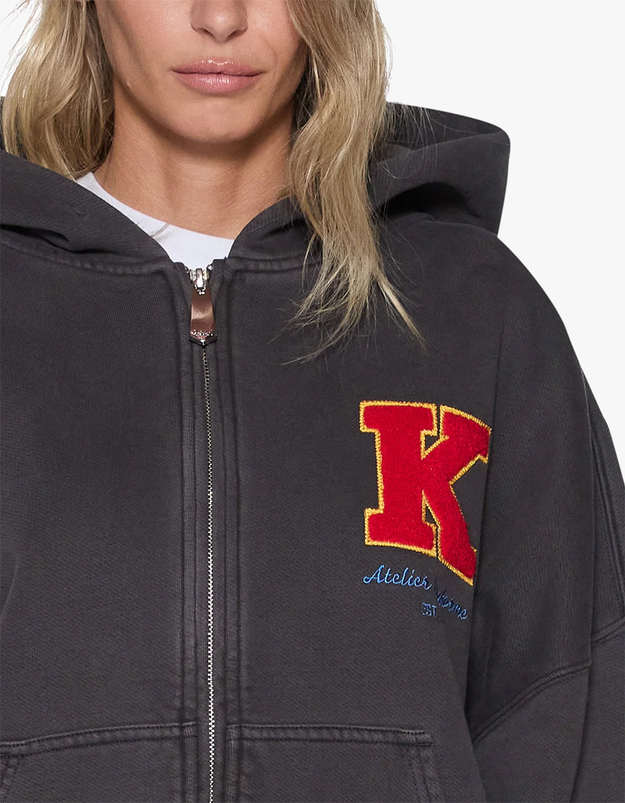 Campus Hoodie Washed Black - Washed Black