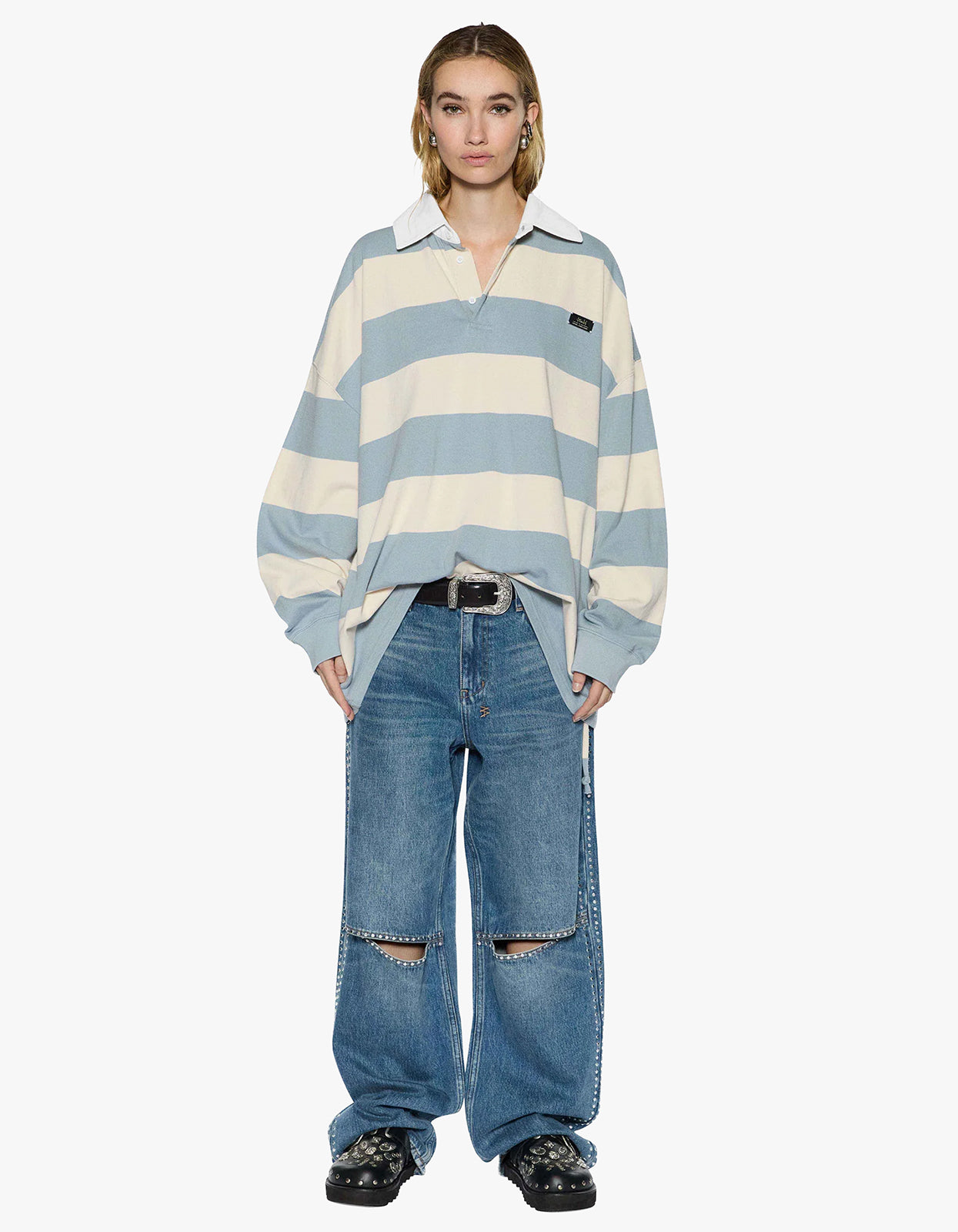 Low Rider - Texas Blue Studded