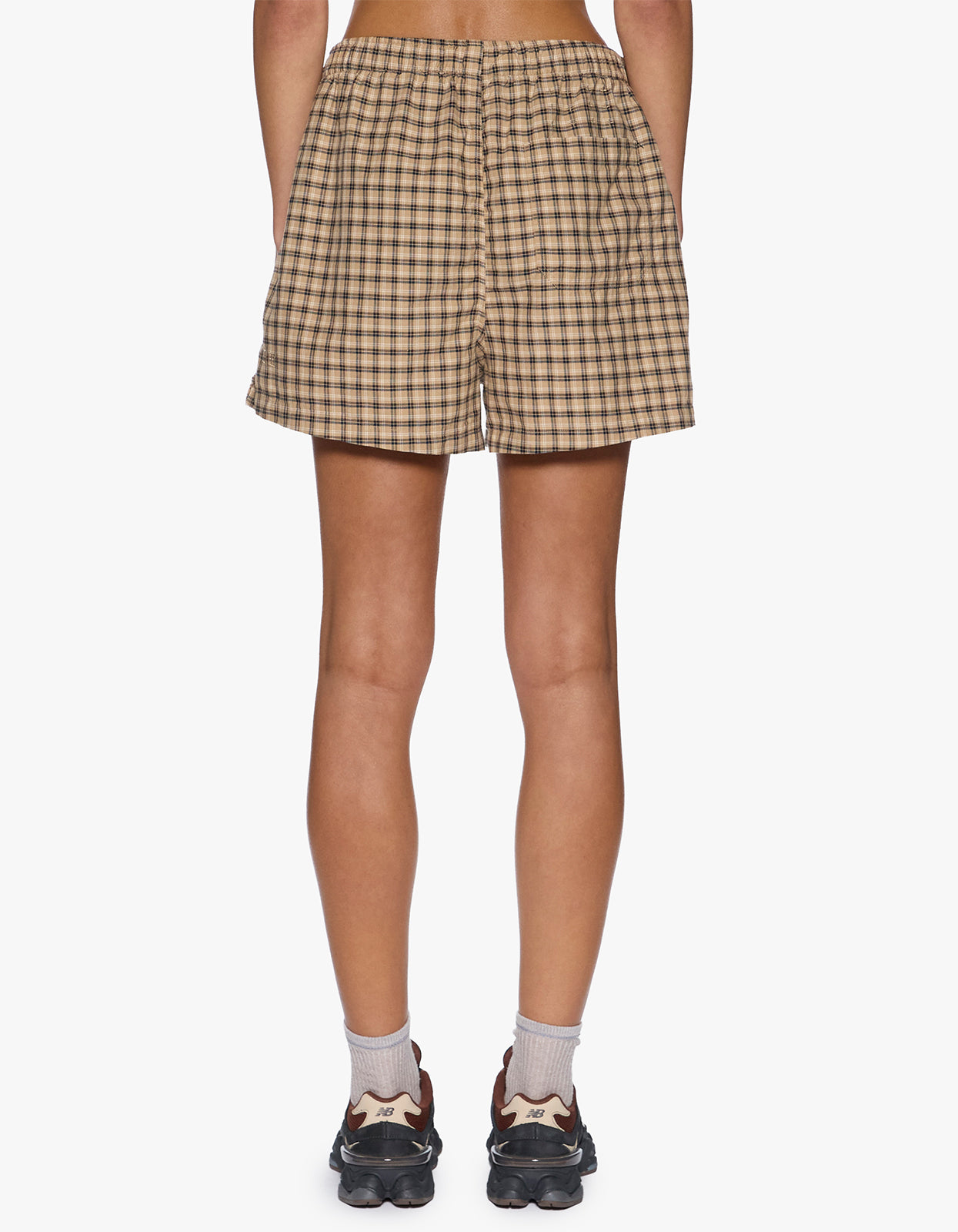 Boxer Shorts Tan - Plaid