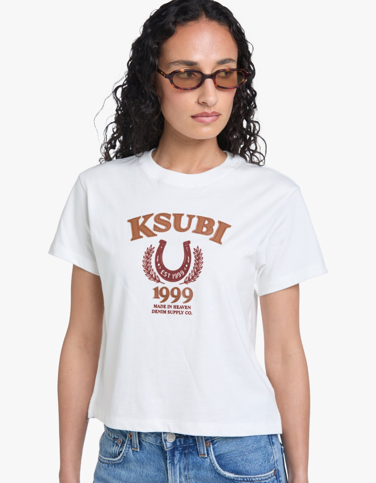Ksubi Ranch Shrunken S/S Tee - Vintage White