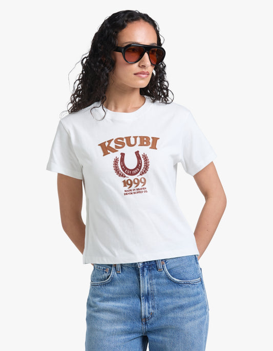 Ksubi Ranch Shrunken S/S Tee - Vintage White