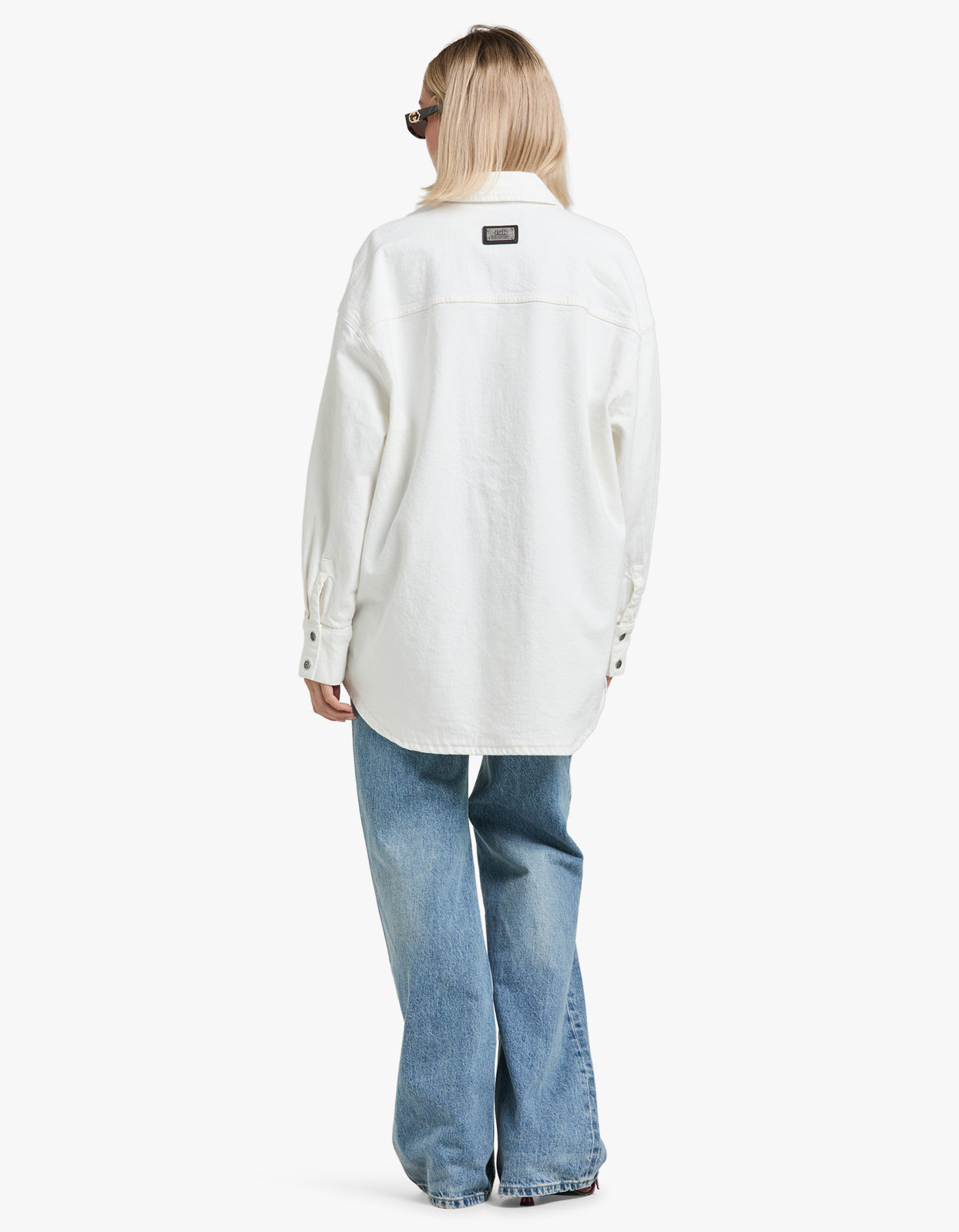 Oversized L/S Shirt - Ecru