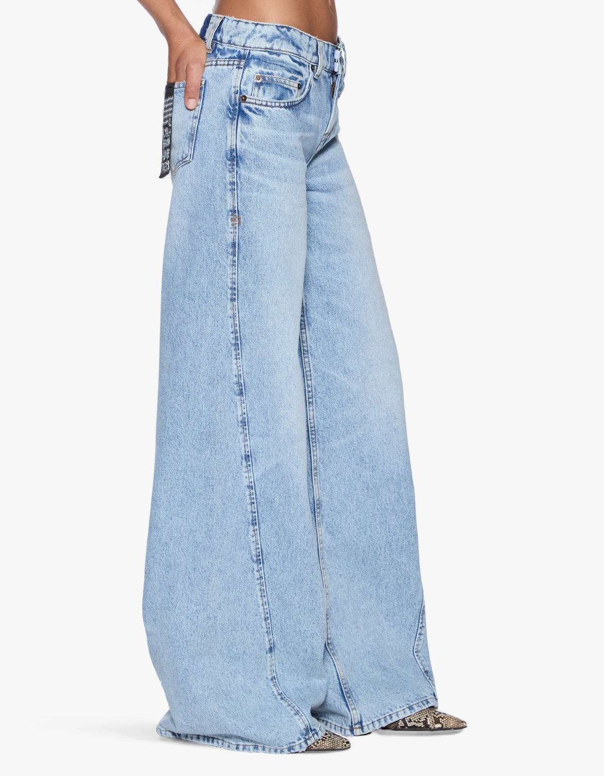Dropout Jean - Flight Blue