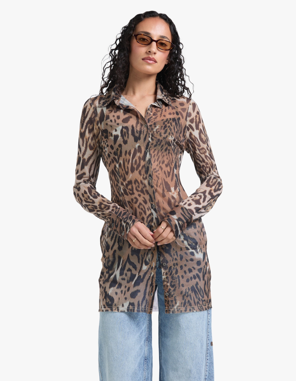 Devin L/S Shirtdress - Wild