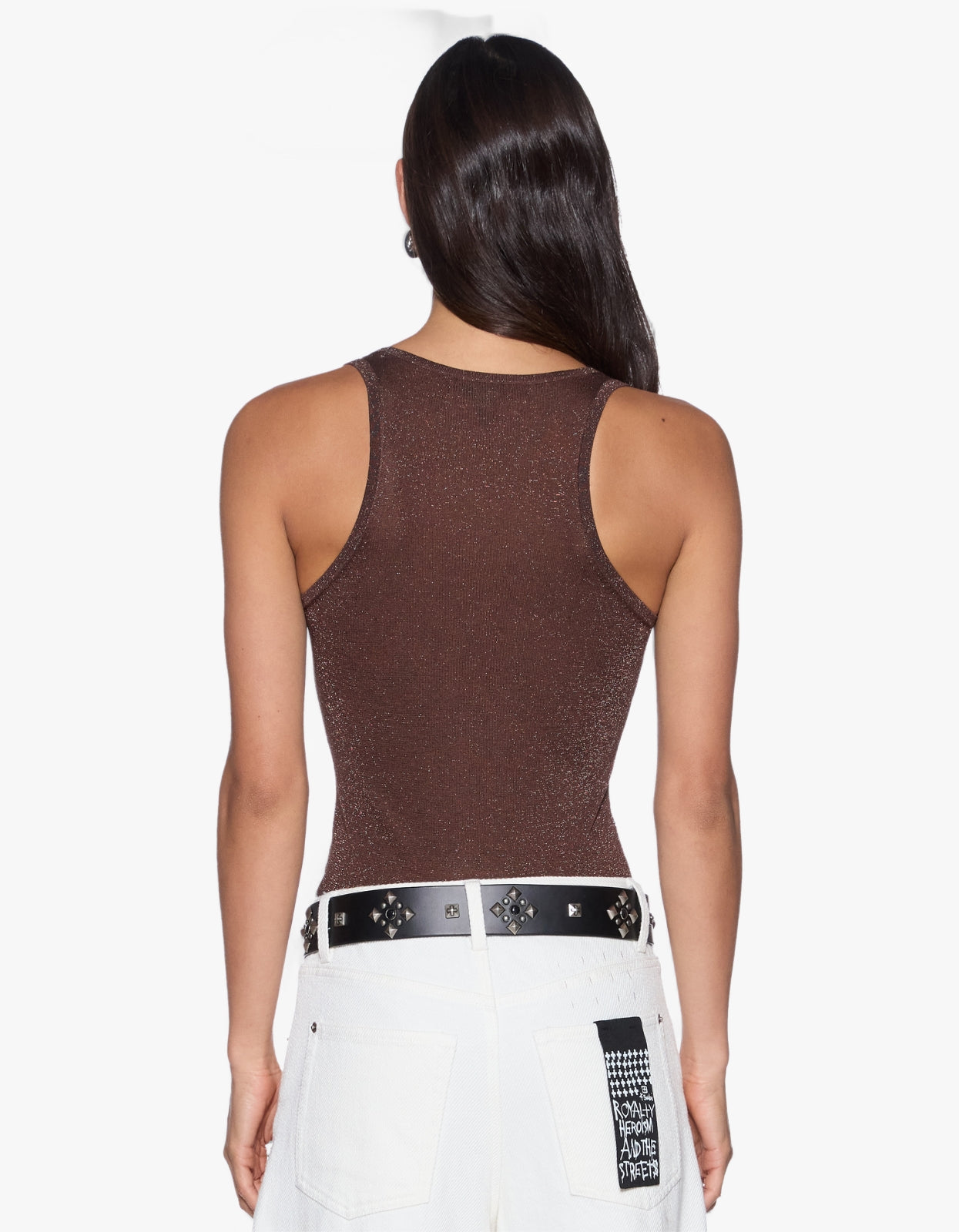 Origin Knit Tank - Stone Lurex