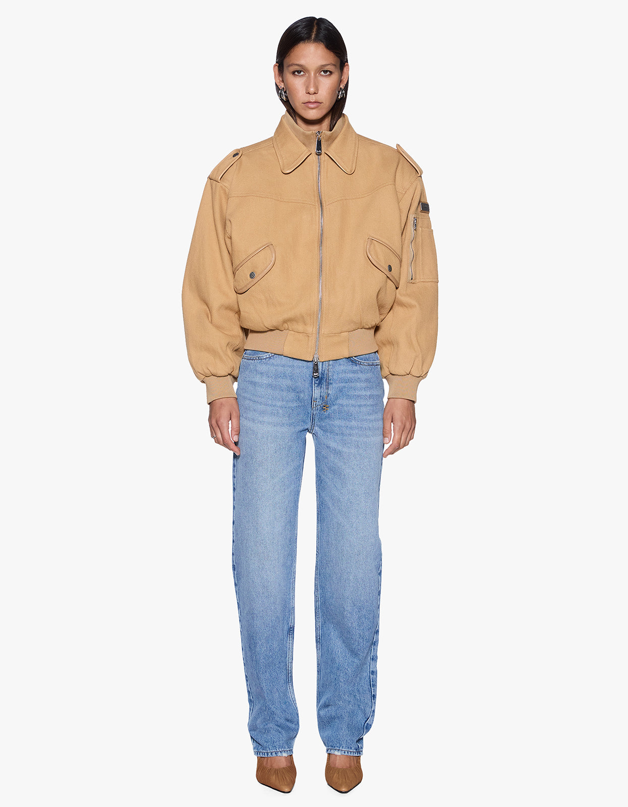 Odyssey Bomber Jacket - Tan