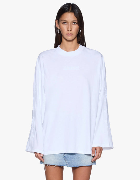 Sott Altar Boyfriend L/S Tee - White