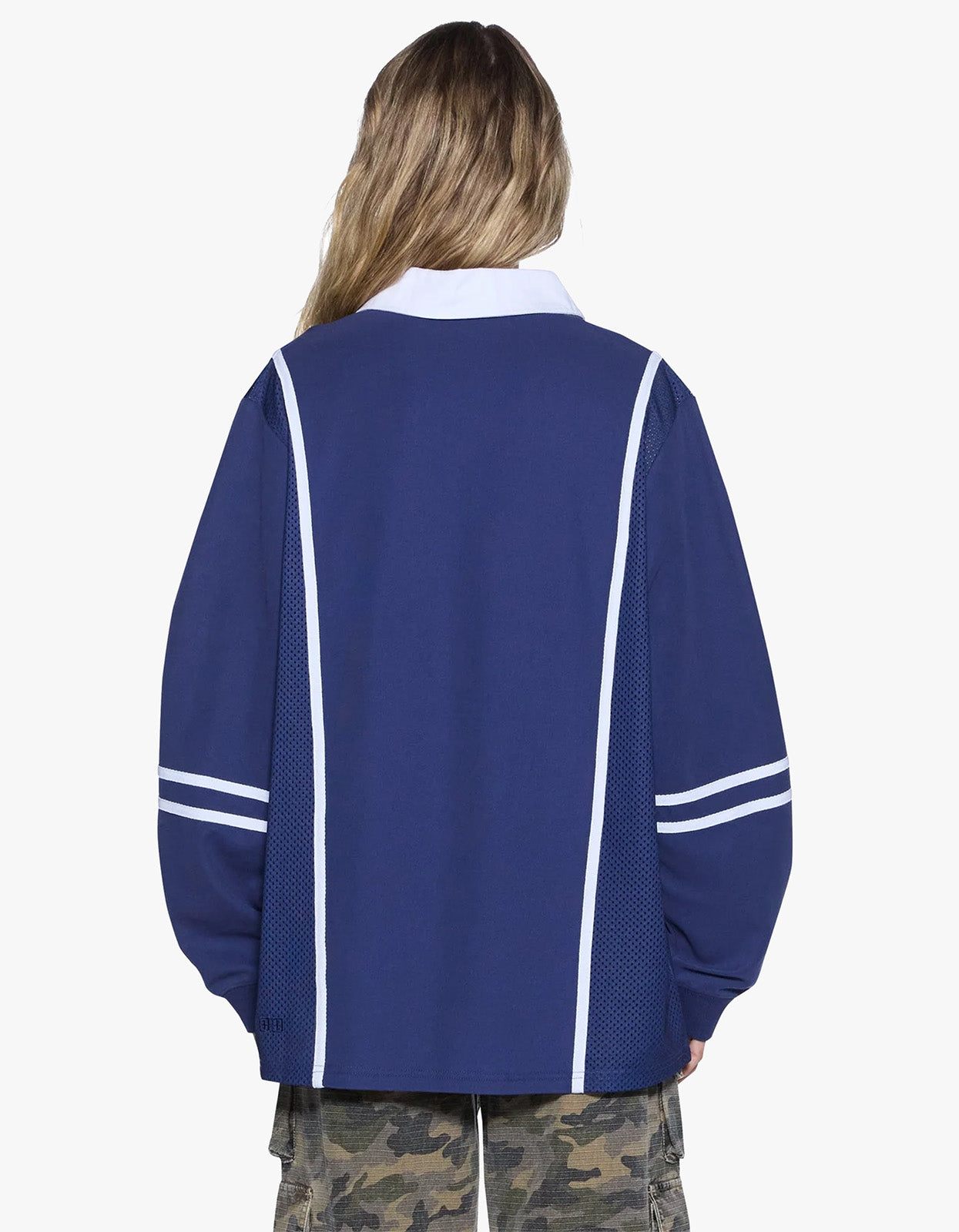 Playoff L/S Polo Jersey - Navy