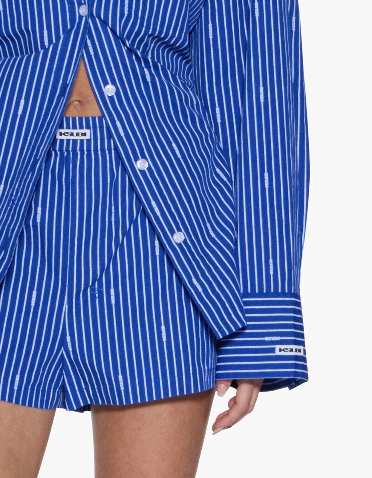 Astra Shirt - Cobalt Stripe