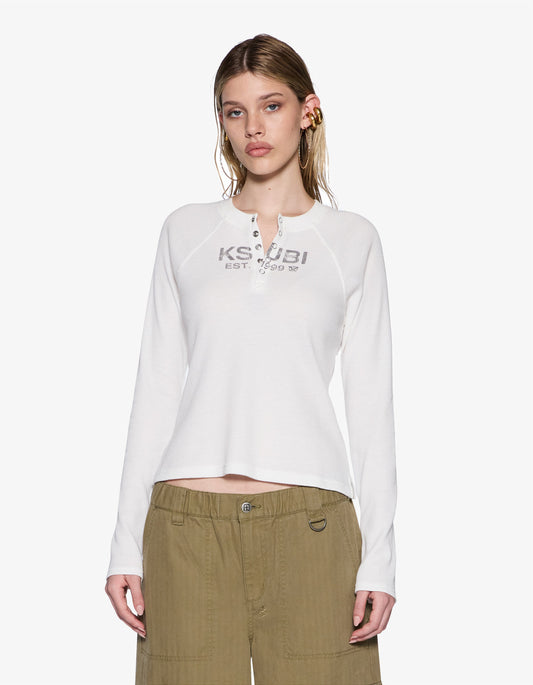 Regiment Porter L/S Tee - Vintage White
