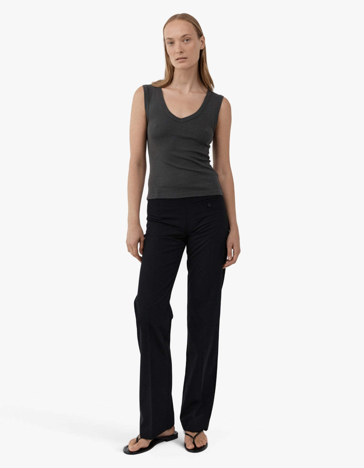 Organic Cotton 90S Top - Dark Moss