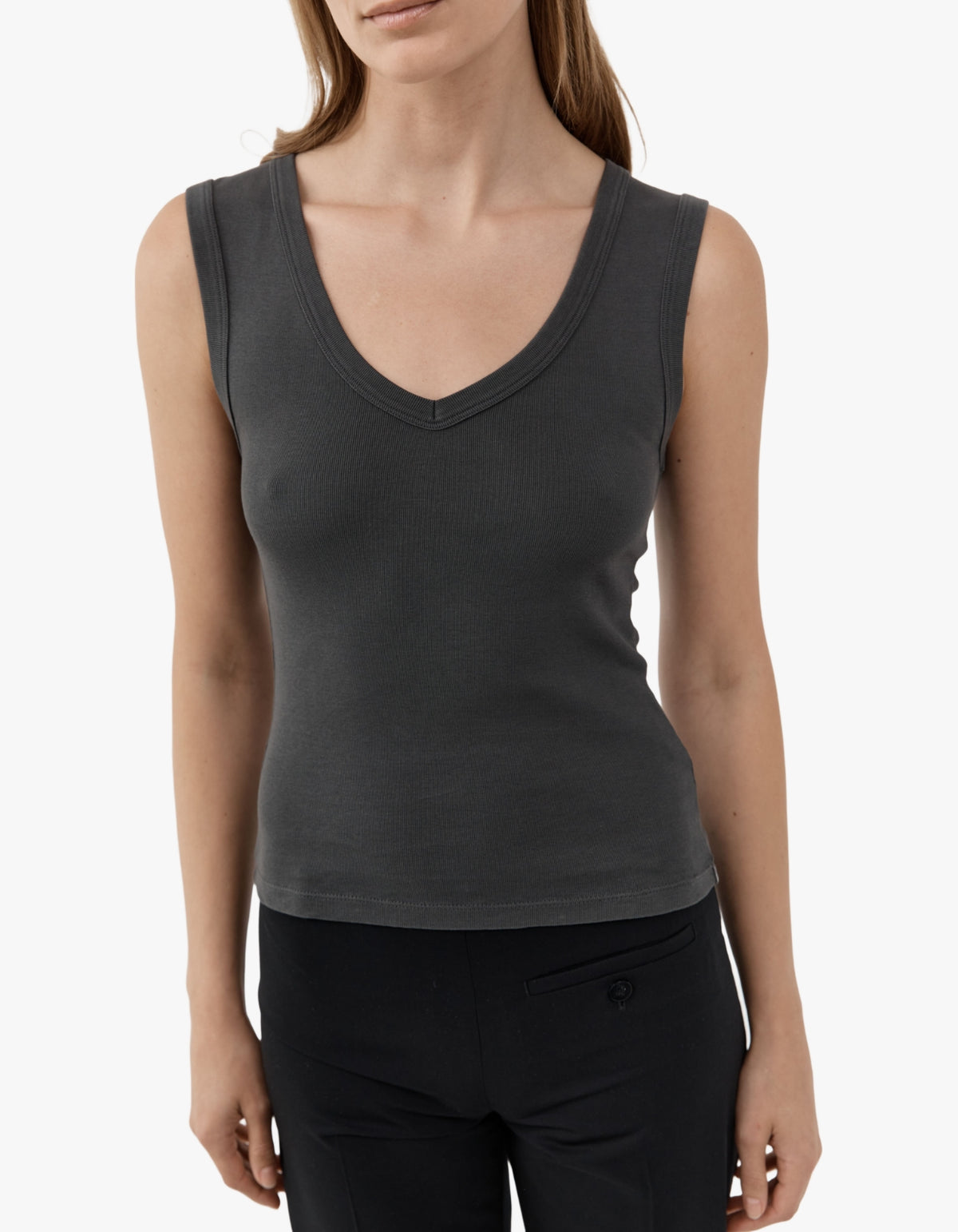 Organic Cotton 90S Top - Dark Moss