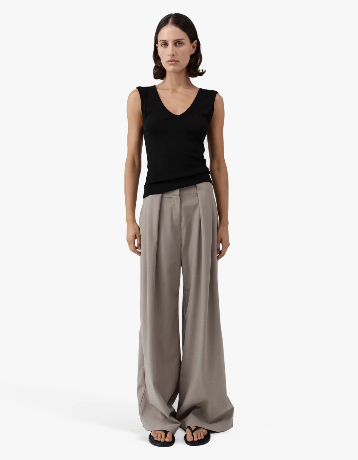 Organic Cotton 90S Top - Jet Black