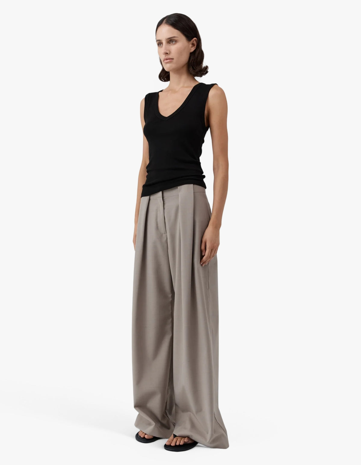 Organic Cotton 90S Top - Jet Black