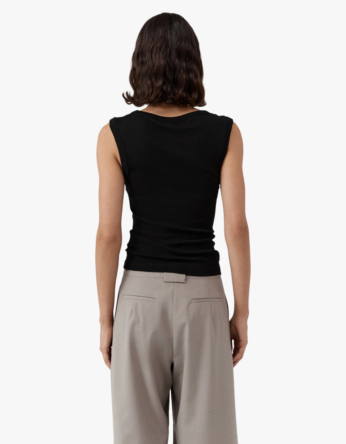 Organic Cotton 90S Top - Jet Black