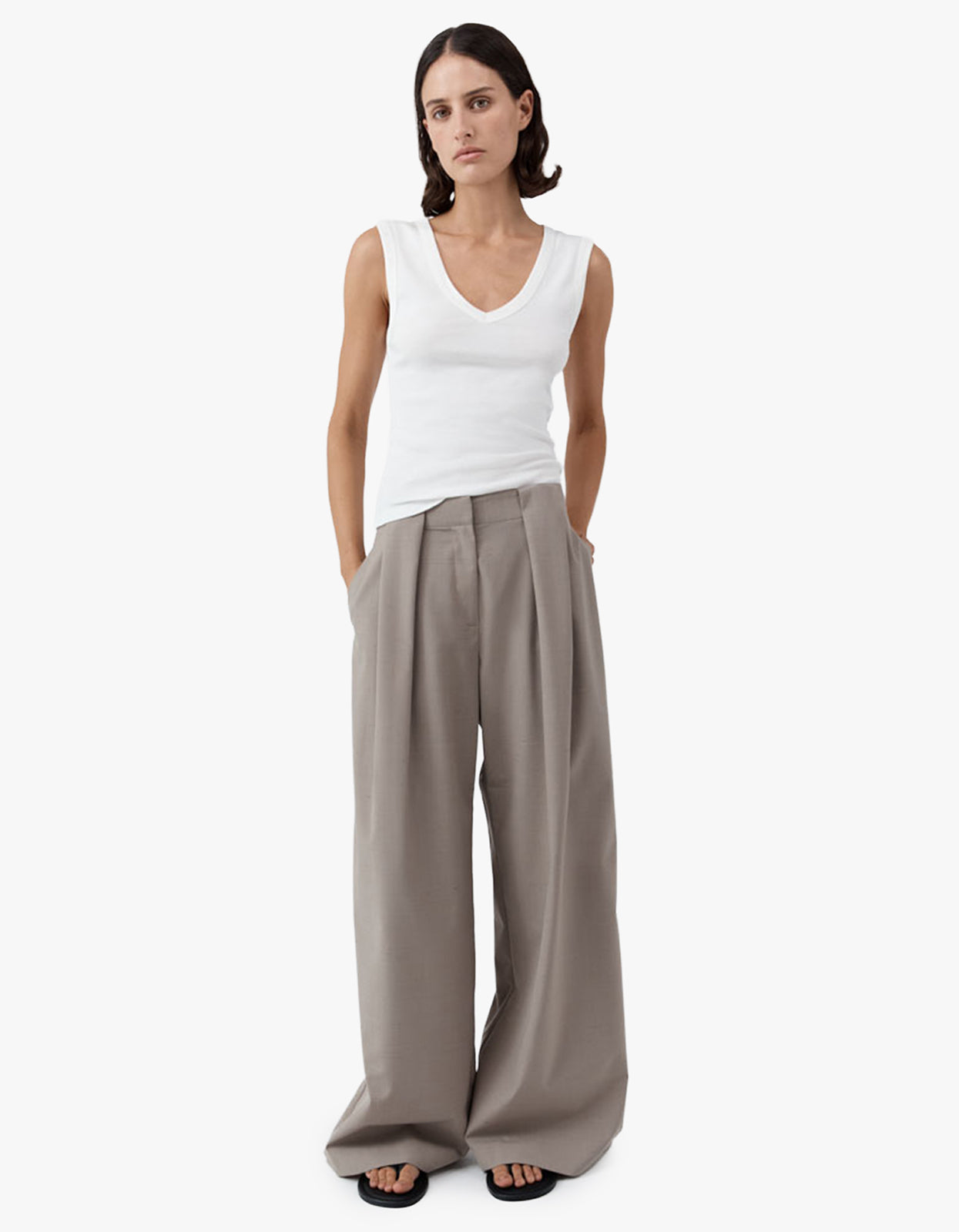 Organic Cotton 90S Top - White