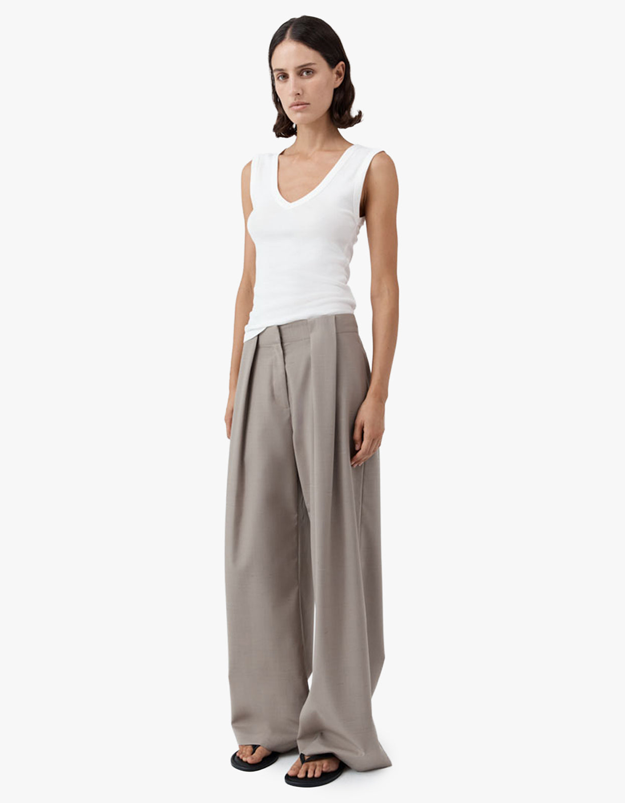 Organic Cotton 90S Top - White