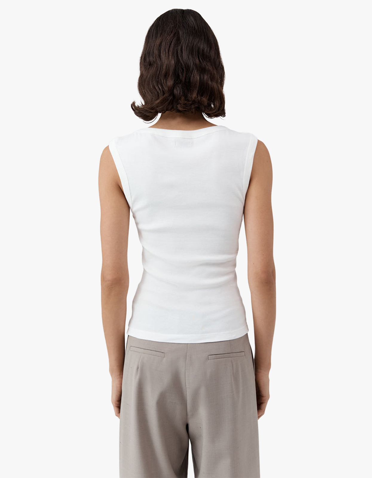 Organic Cotton 90S Top - White