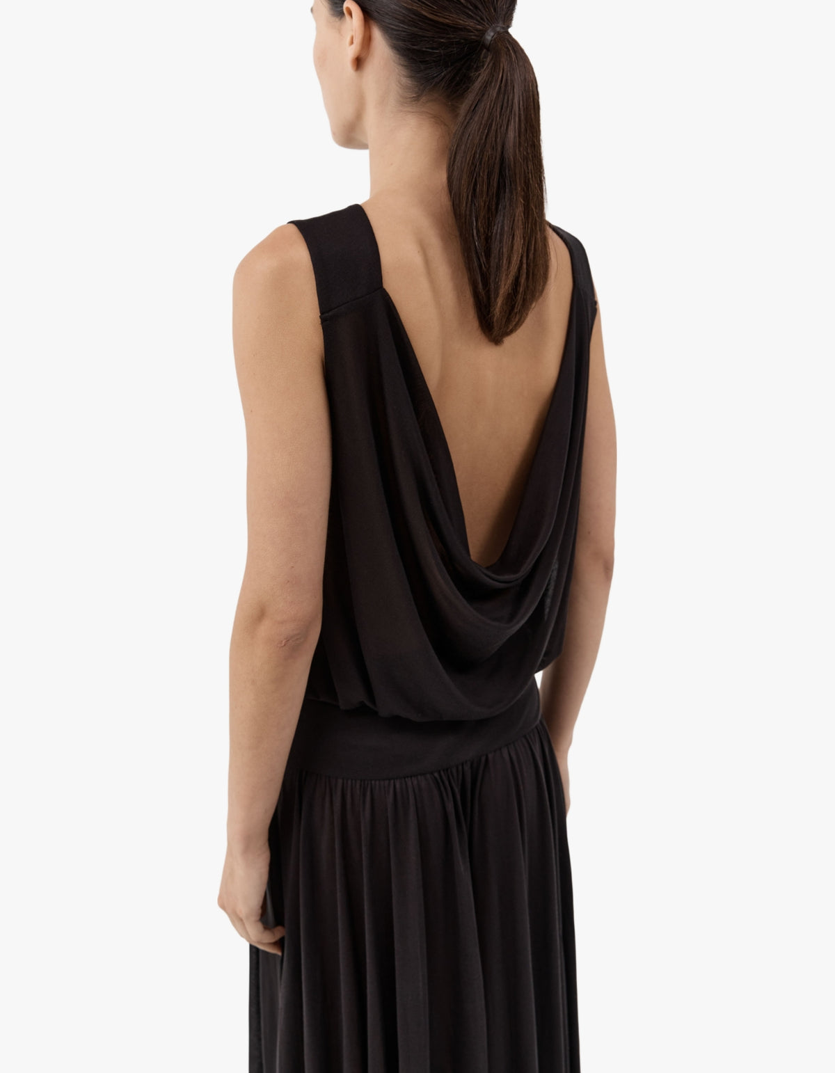 Tissue Jersey Top - Coffee
