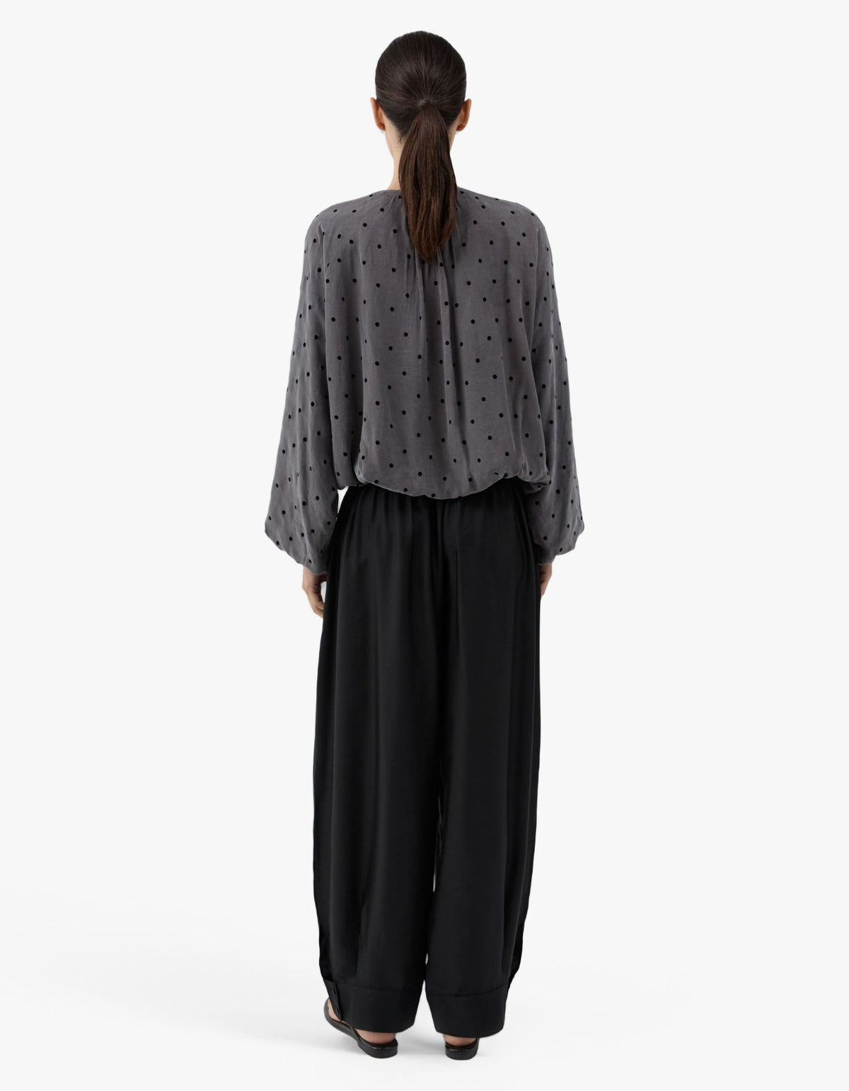 Spot Balloon Wrap Jacket - Smoked Pearl