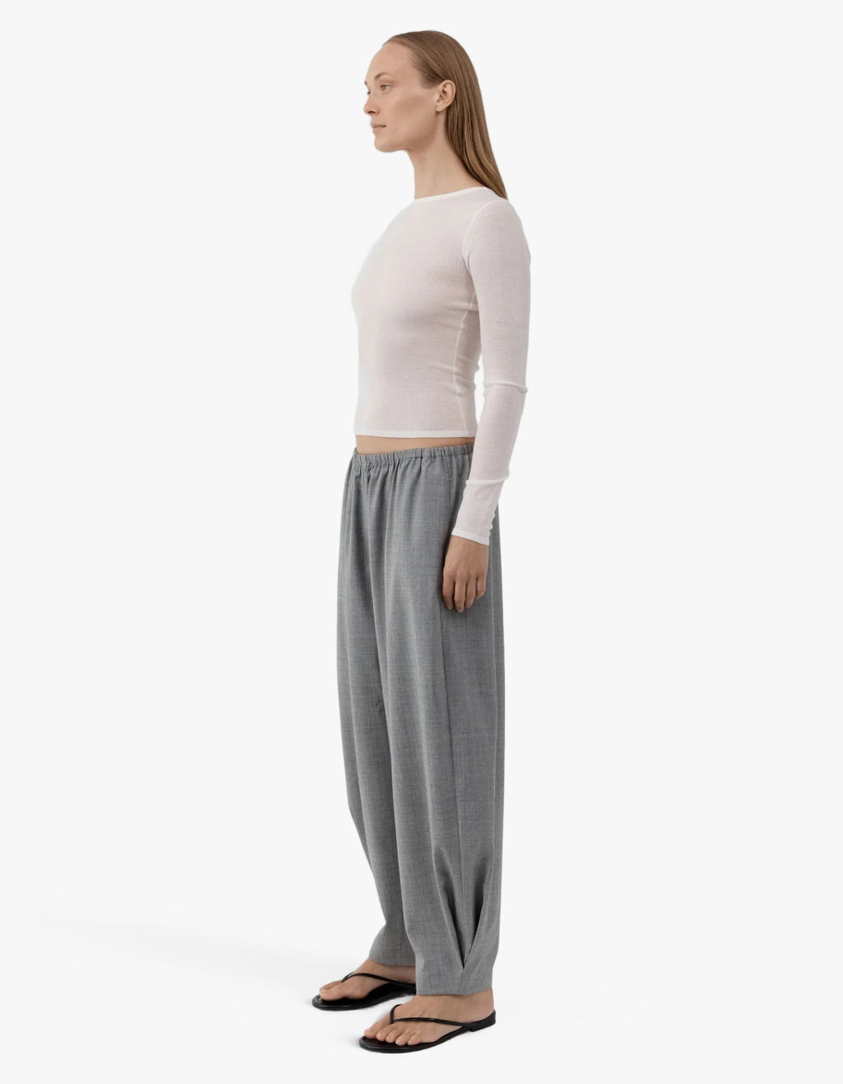 Relaxed Balloon Pants - Cobblestone