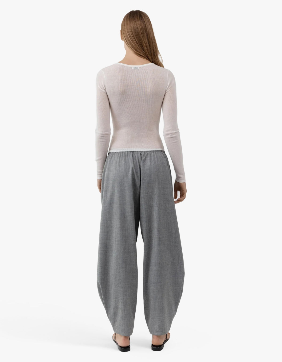 Relaxed Balloon Pants - Cobblestone
