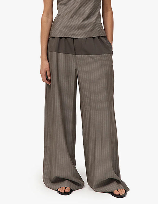 Relaxed Splice Pants - Khaki