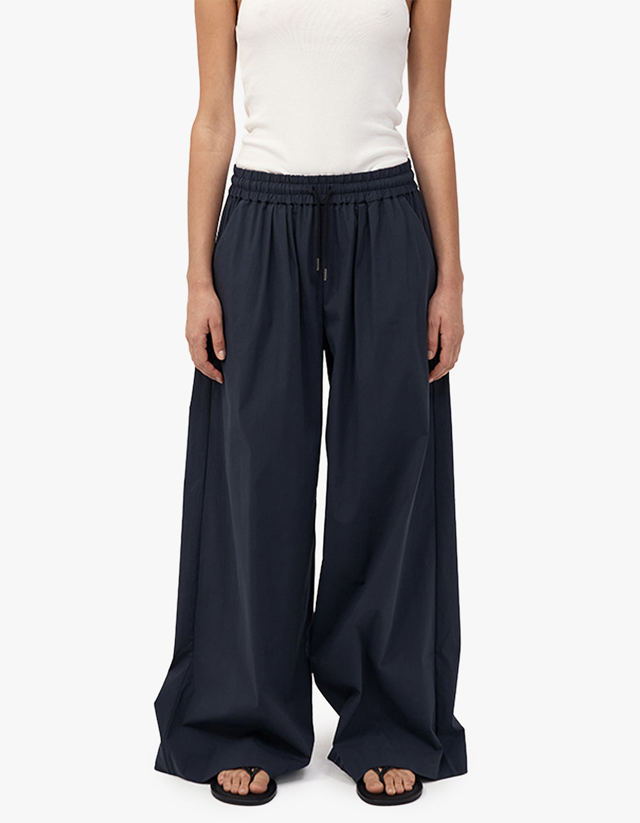 Everyday Drawstring Pants - Dark Ink