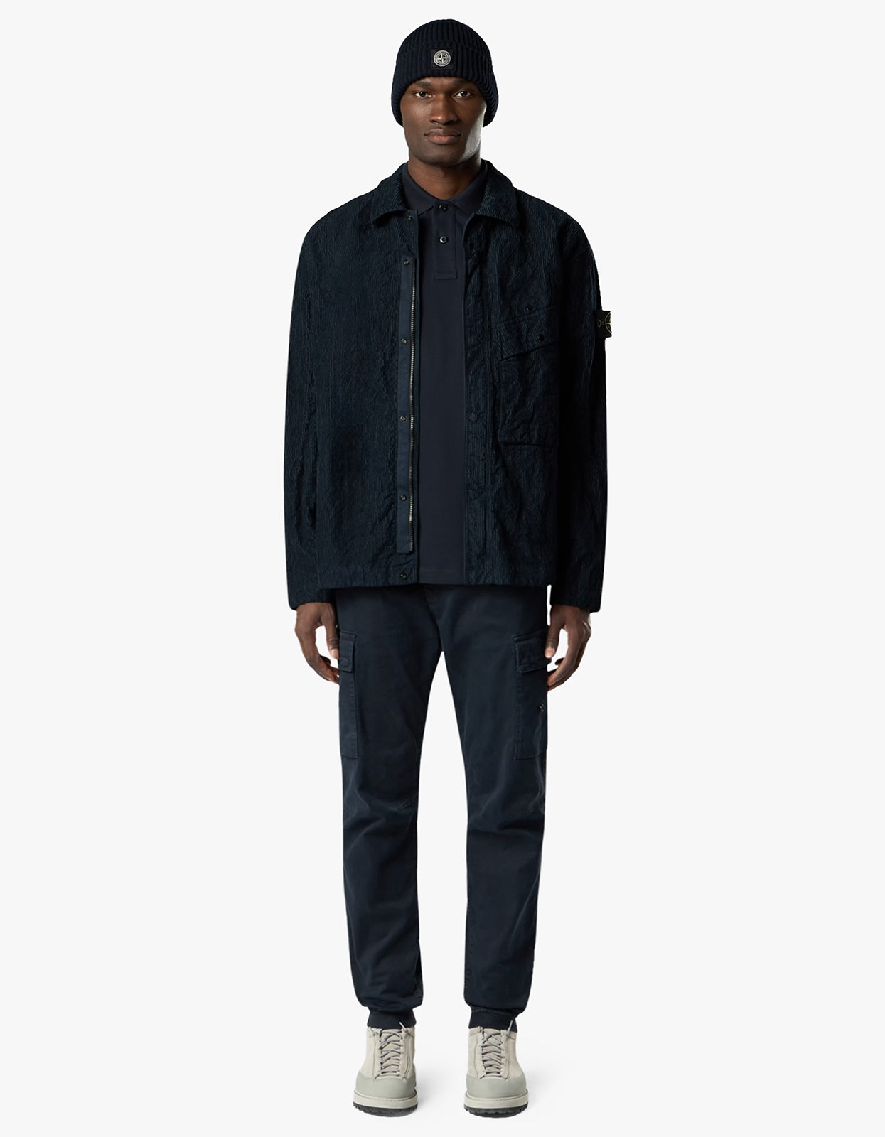 2200008 S/S Polo Shirt - Navy Blue