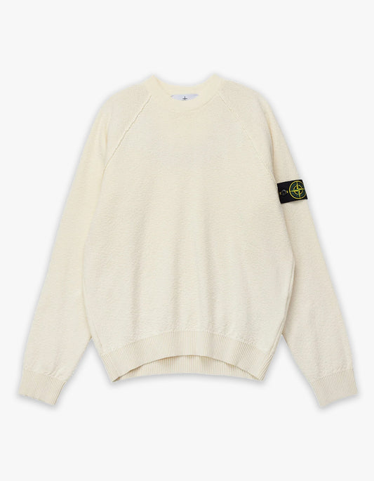5100020 Crew Neck Knit Sweater - Ivory