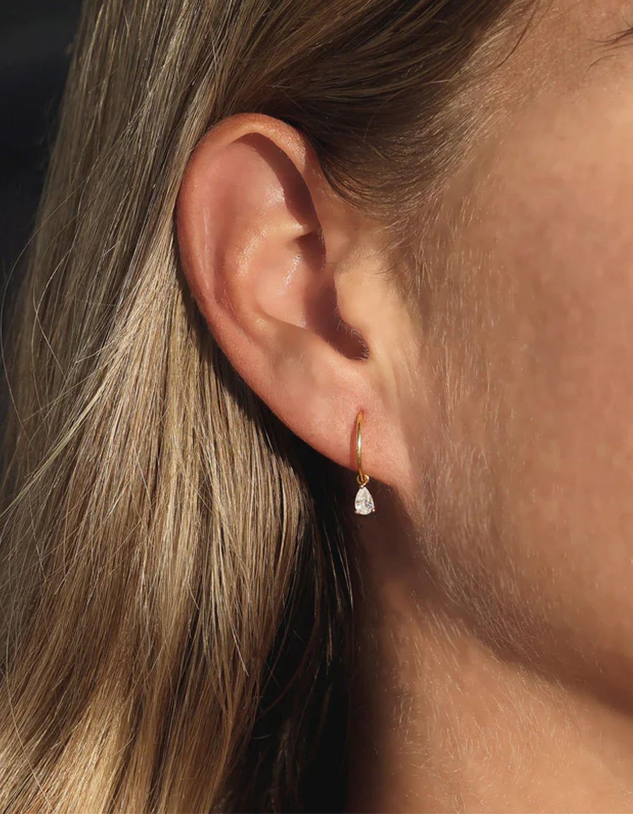 Valentine Mini Hoops - Gold