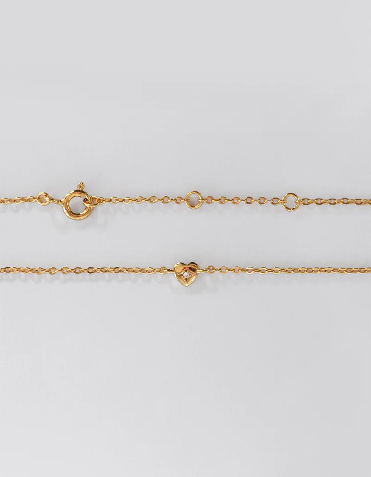 Mini Heart Bracelet - Gold