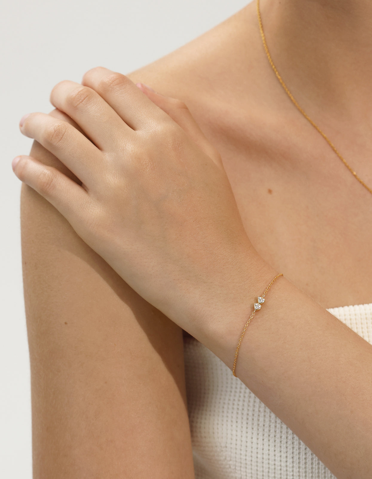 Two Of A Kind Bracelet - Gold