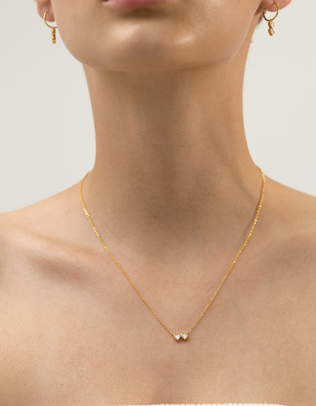 Two Of A Kind Necklace - Gold