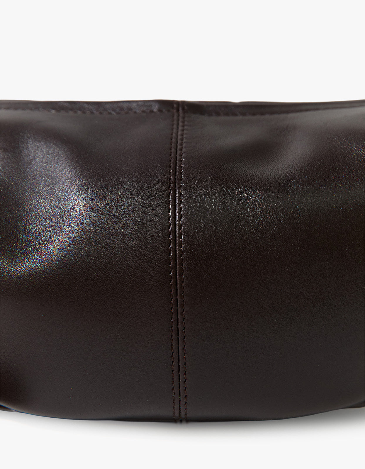 Adjustable Slim Crescent Bag - Coffee
