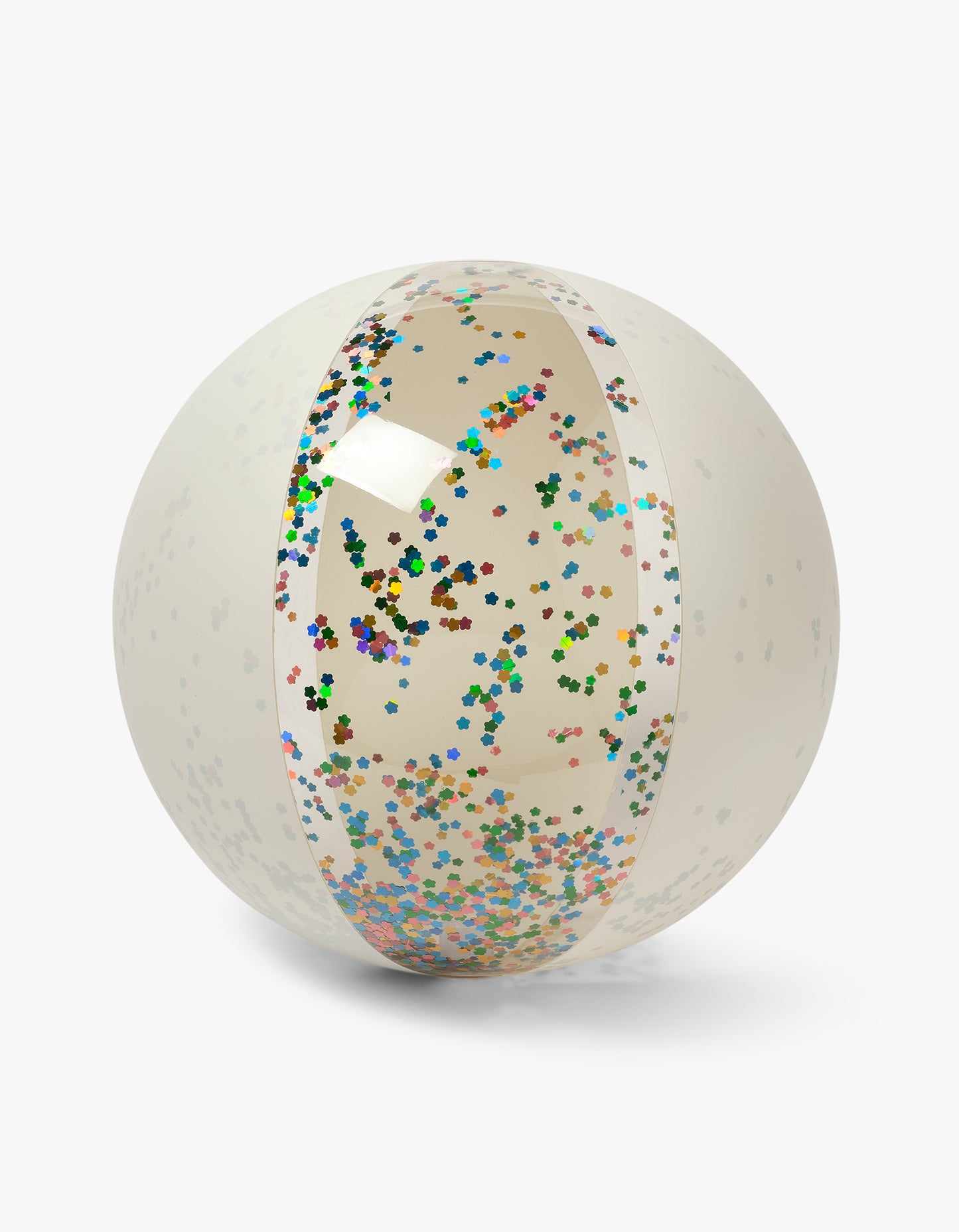 Inflatable Beach Ball - Cotton Candy Glitter