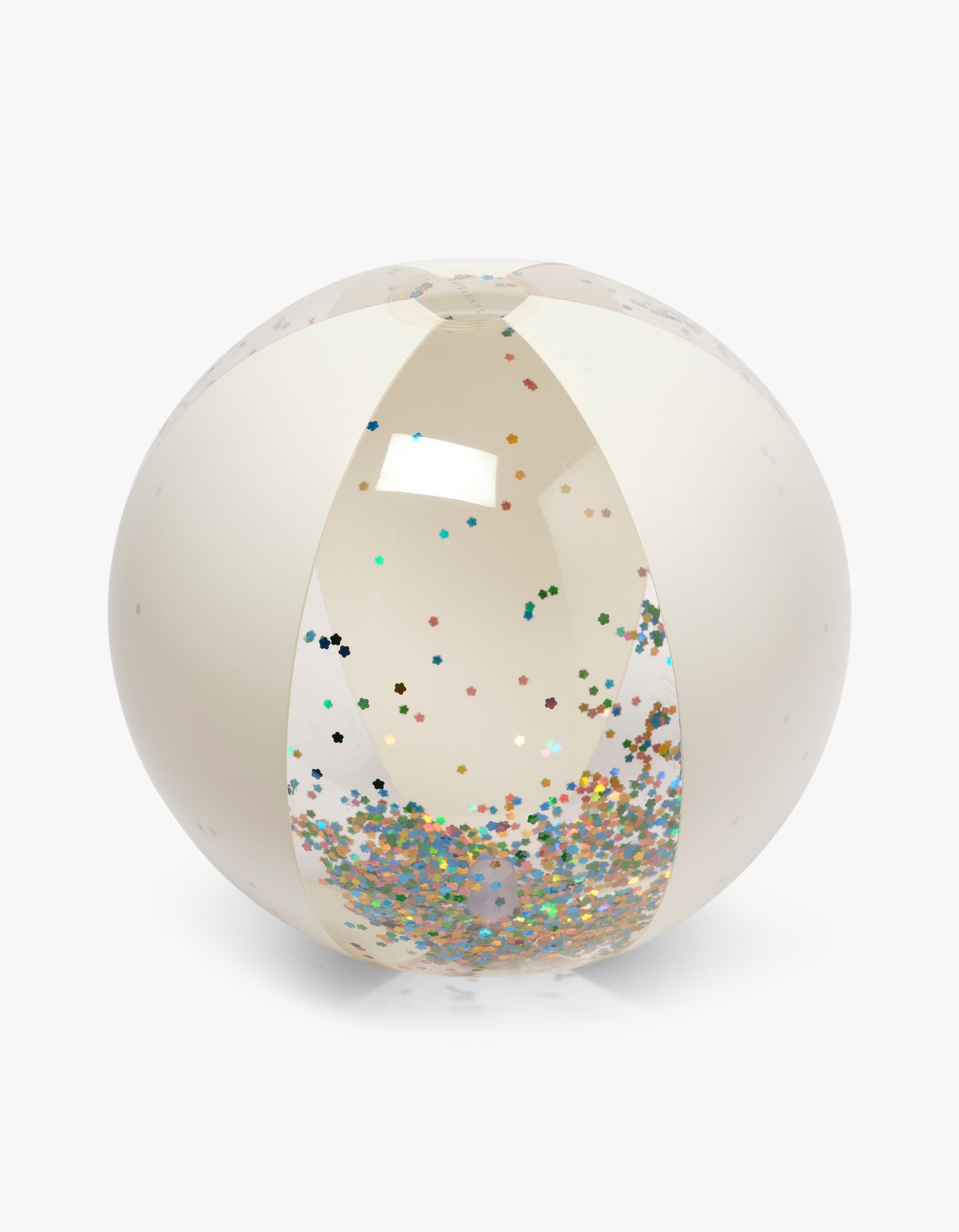 Inflatable Beach Ball - Cotton Candy Glitter