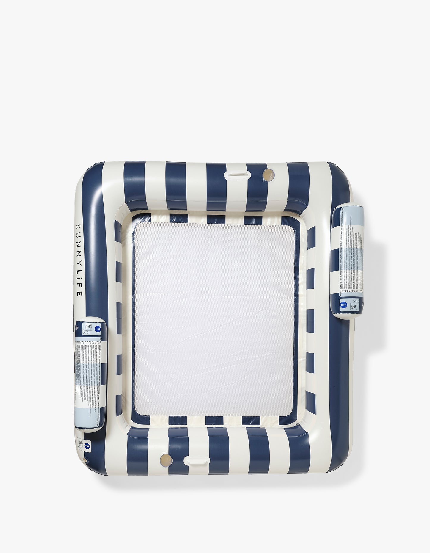 Deluxe Twin Hammock Float - Le Weekend Navy Stripe