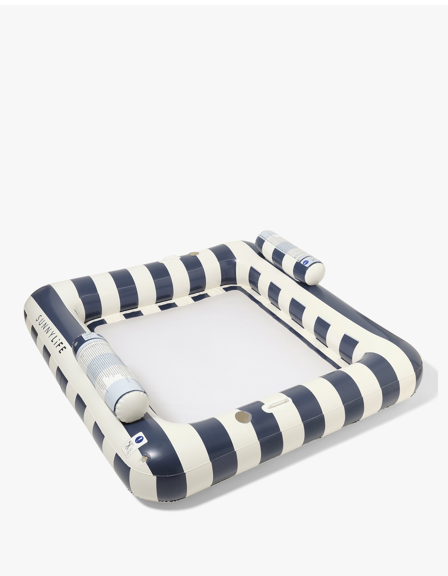 Deluxe Twin Hammock Float - Le Weekend Navy Stripe
