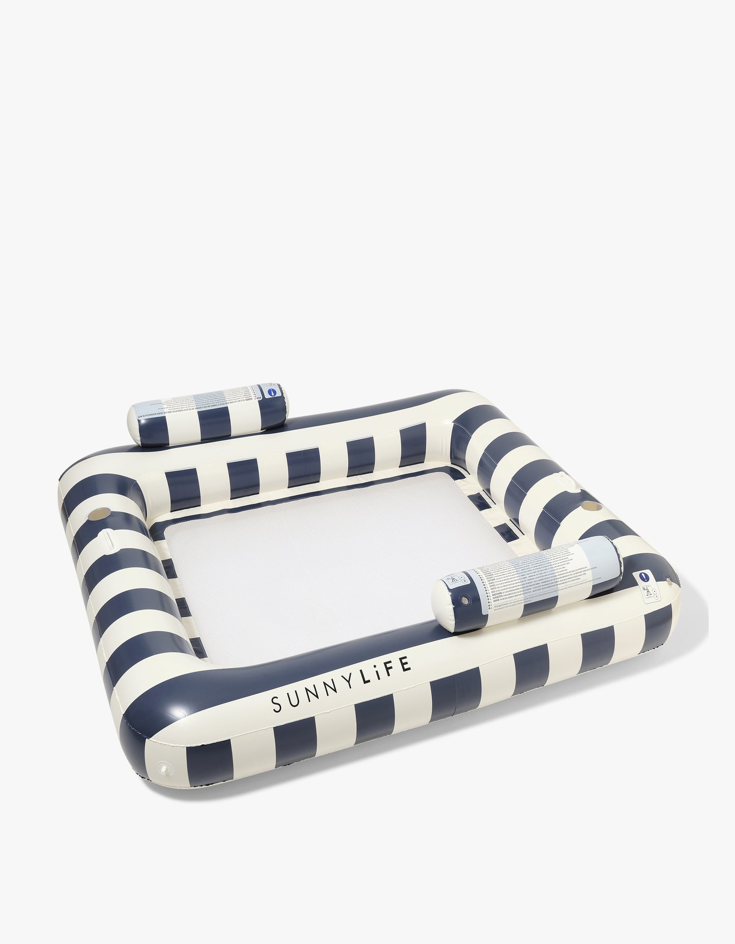 Deluxe Twin Hammock Float - Le Weekend Navy Stripe