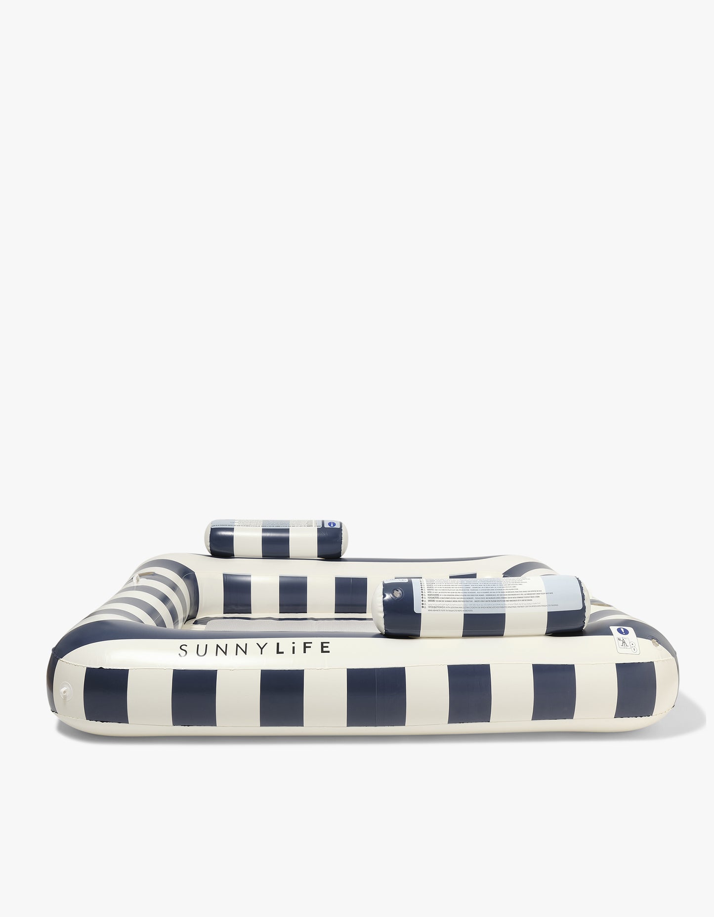 Deluxe Twin Hammock Float - Le Weekend Navy Stripe