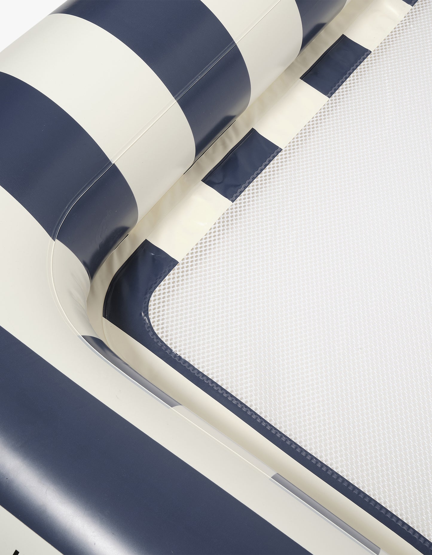 Deluxe Twin Hammock Float - Le Weekend Navy Stripe