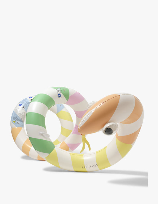 Giant Inflatable Noodle - Poolside Sorbet Stripe