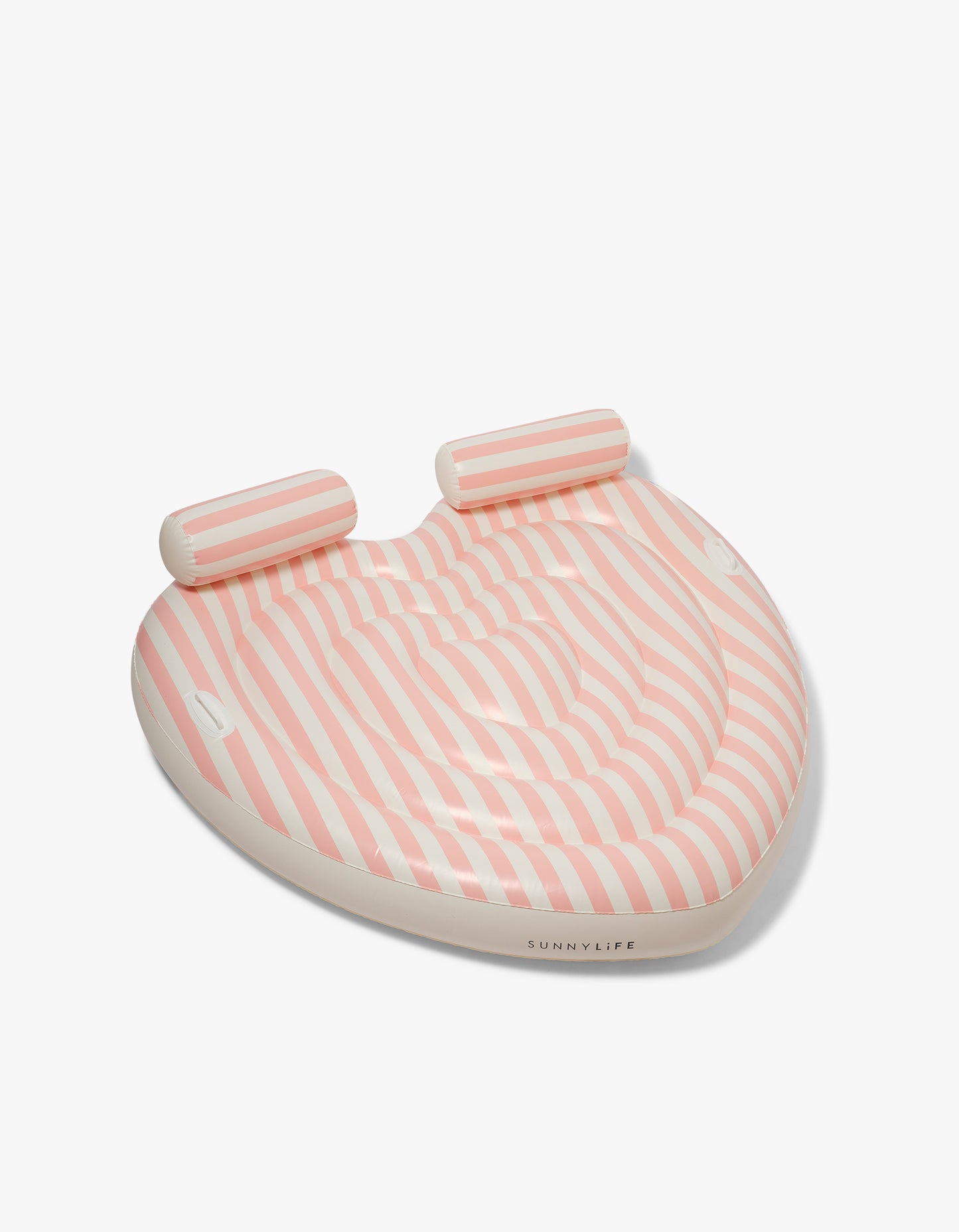 Twin Heart Lie-On - Stole My Heart Pink Stripe