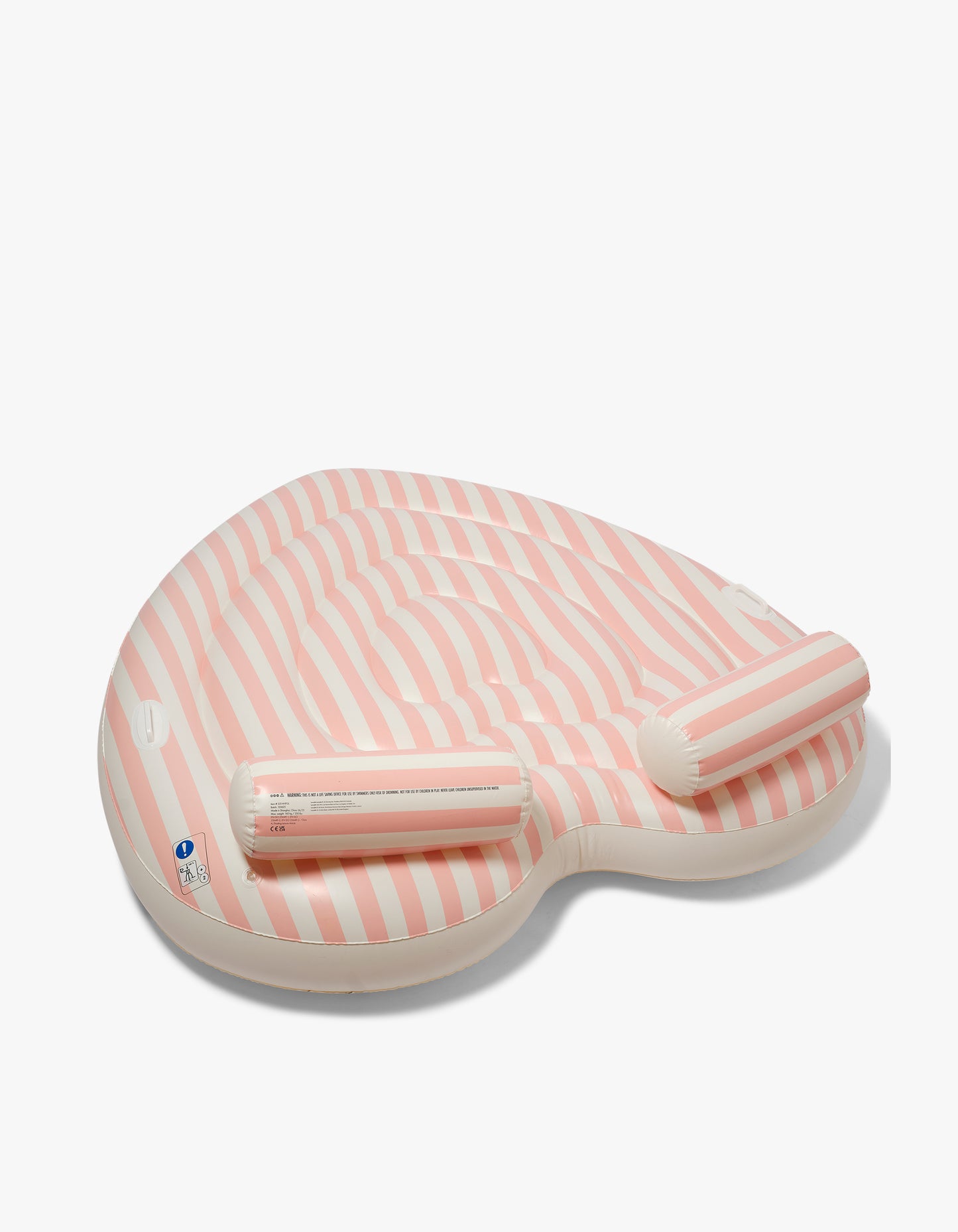 Twin Heart Lie-On - Stole My Heart Pink Stripe