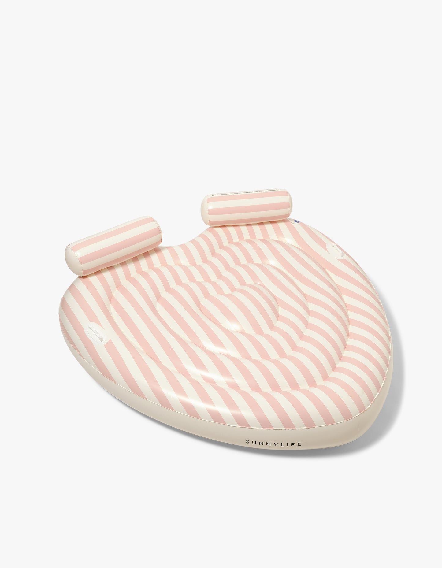 Twin Heart Lie-On - Stole My Heart Pink Stripe