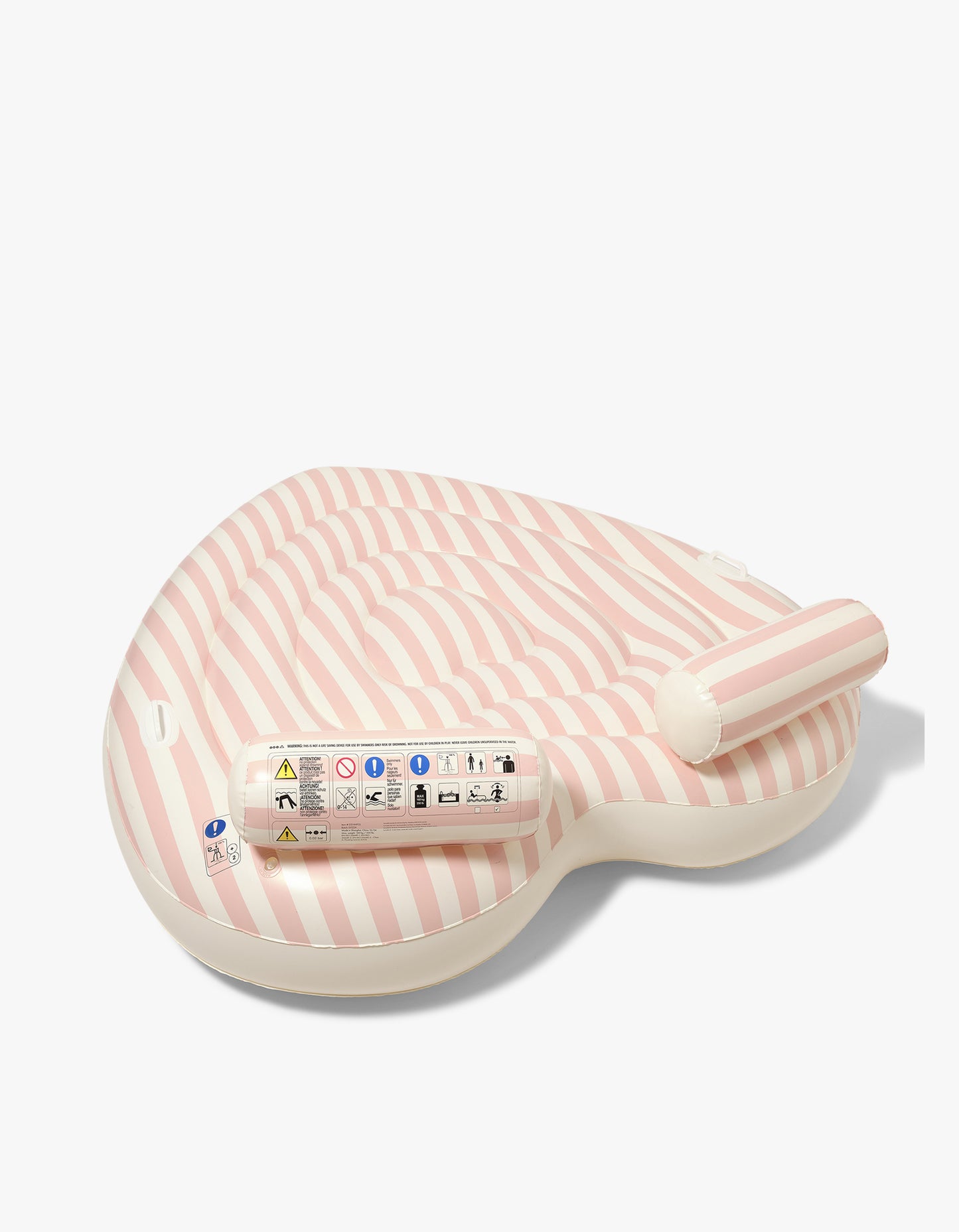 Twin Heart Lie-On - Stole My Heart Pink Stripe